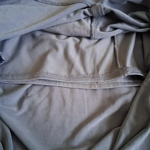 Rouje X J. Crew Women's Size Medium Shadow Grey Cinema Strapless Midi Dress - Picture 12 of 16